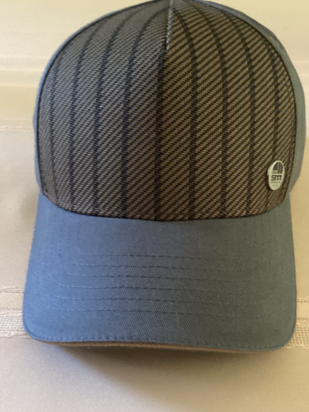 Porsche Design Blue Visor Brown Patterned Crown Baseball Cap